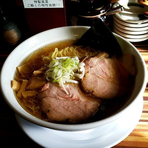 「懐かしらぁめん(醤油 細麺 大盛)」@めん処 倖佳の写真