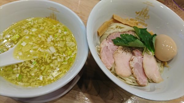 「特製つけそば(塩)1050円」@鶏そばムタヒロの写真