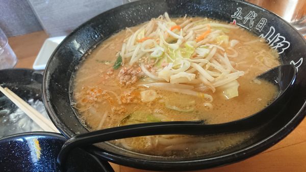 「ラーメンからあげセット(みそ)」@五代目麺や蝦夷の写真