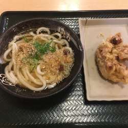 かけ(小)¥130+げそ天¥170