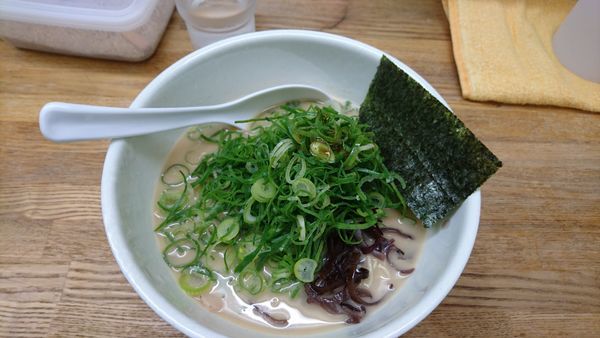 「九条ネギ豚骨ラーメン」@麺や 福一の写真