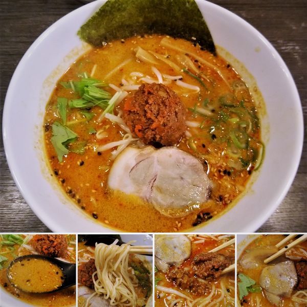 「牛骨担々麺　750円」@牛骨ラーメン 香味徳の写真