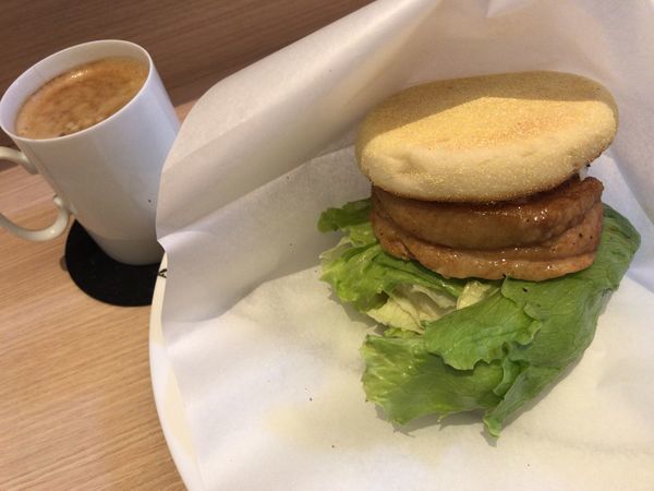 「まかないサンド＋コーヒー」@麺屋 味方の写真