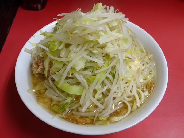 「ラーメン：特別仕様（700円）ヤサイニンニク」@ラーメン二郎 ひばりヶ丘駅前店の写真