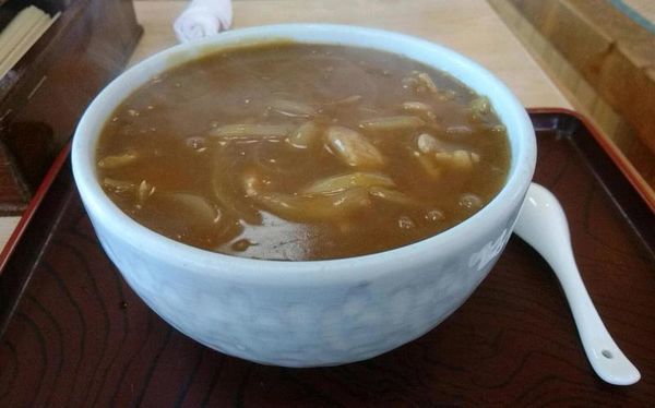 「カレー南蛮そば大盛り850円」@中根庵の写真