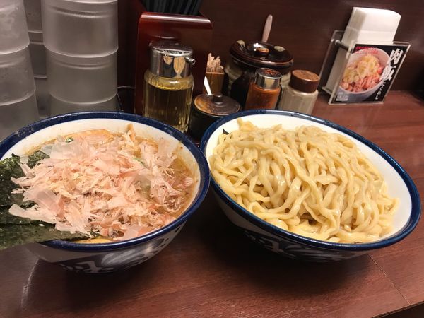 「特製つけめん（大盛り）ひやもり」@つけめん 玉 本店の写真