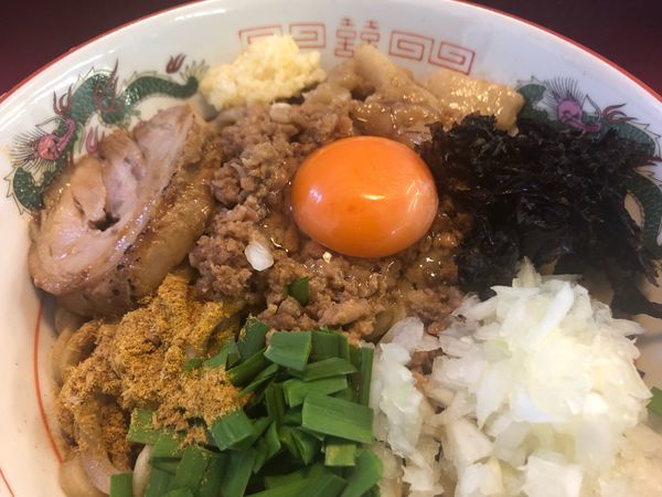 「台湾まぜそば」@まぜそば油そば専門店 雷音の写真