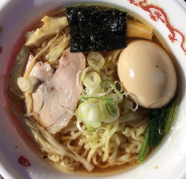 「名古屋コーチン鶏ラーメン ＋特製煮玉子」@中華蕎麦とみ田 富田治PRESENTS 松戸ラーメンサミット 2018の写真