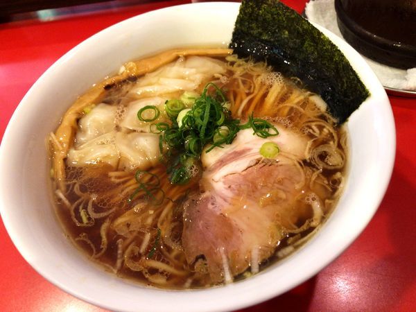 「ワンタンめん」@カドヤ食堂 本店の写真