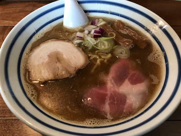「ニボだく 改  細麺  700円」@麺屋 わかなの写真