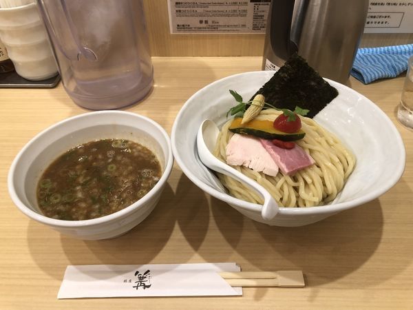 「濃厚煮干つけSOBA」@銀座 篝 大手町店の写真