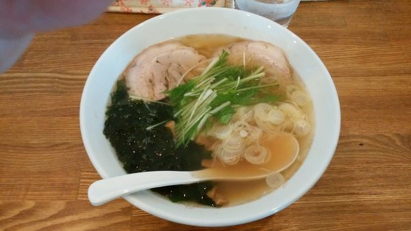 「潮風らーめん(塩・平打ち麺)¥780-」@らーめん榎穏の写真