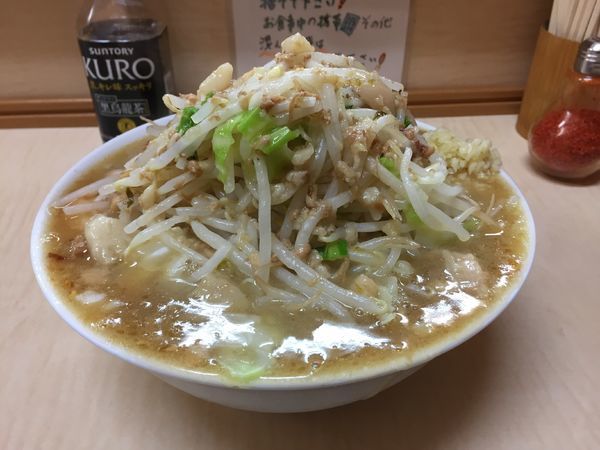 「小ブタ(ニンニクアブラ)」@ラーメン二郎 京成大久保店の写真