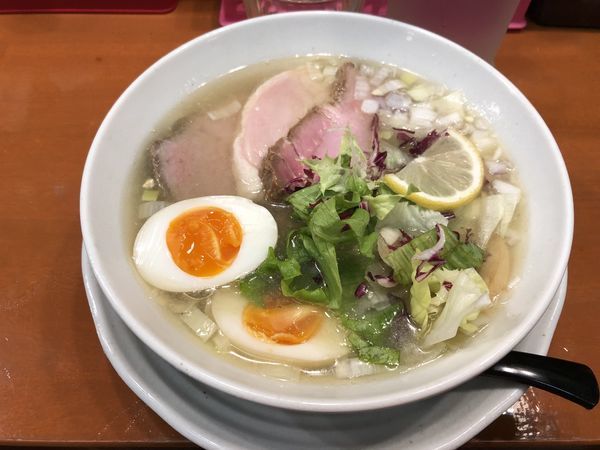 「特製丸鶏魚介(澄)塩そば」@麺屋CHIKUWAの写真