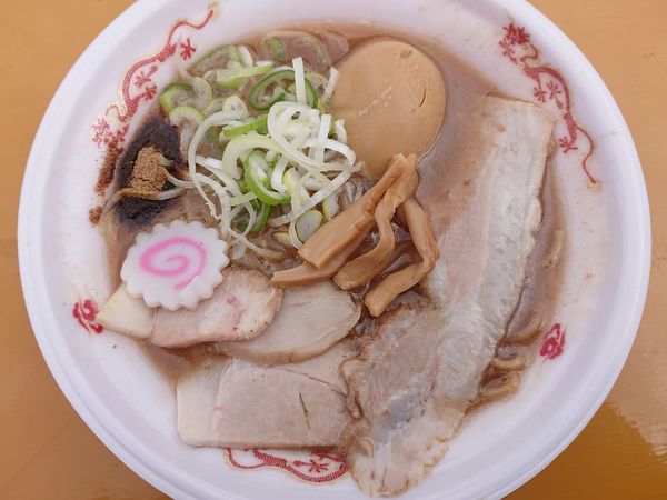 「【中華蕎麦とみ田×無鉄砲】友情のド豚骨ラーメン＋味玉」@中華蕎麦とみ田 富田治PRESENTS 松戸ラーメンサミット 2018の写真