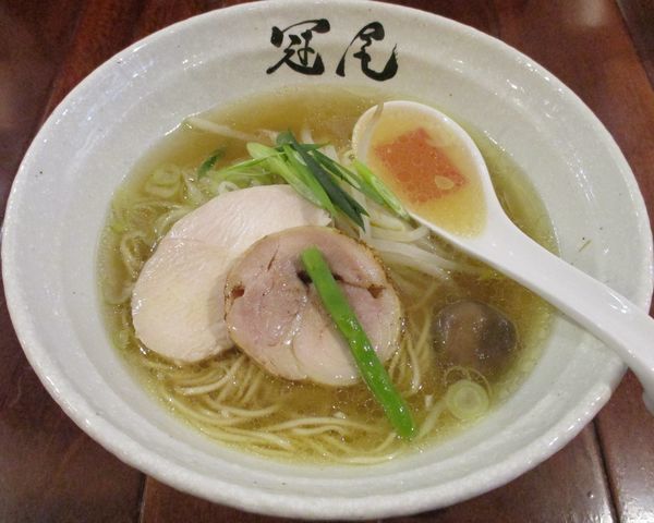 「鶏清湯らぁめん　830円」@らぁめん冠尾 恵比寿西店の写真