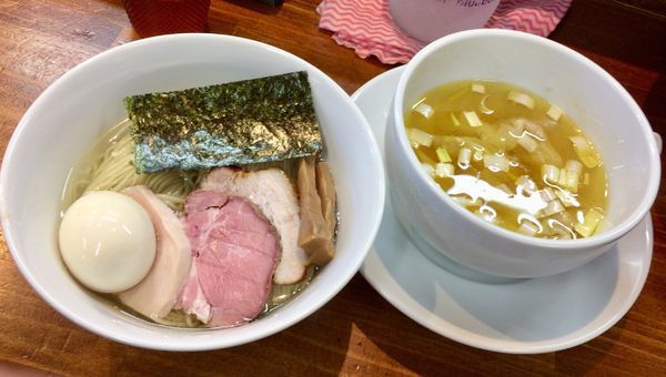 「特選塩つけめん with 煮玉子 』」@塩らーめん 千茶屋の写真