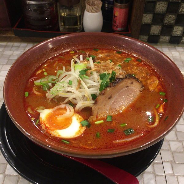 「おすすめ辛味噌らーめん 4辛」@味噌屋 雷門 千葉店の写真