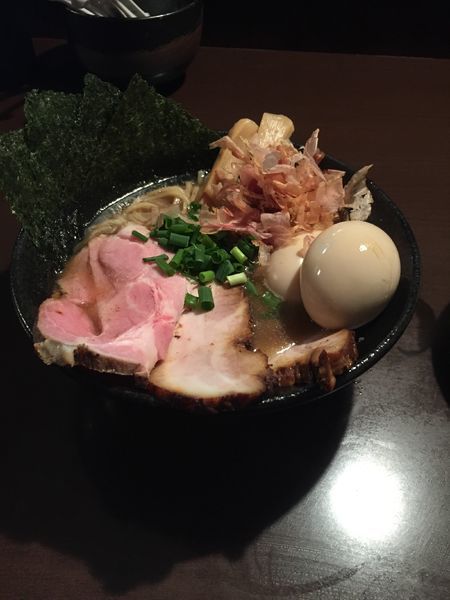 「節ぶし鶏白湯オーケストラ盛り」@らーめん la.la.la.の写真