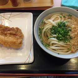 ひやあつ¥400+かしわ天¥150