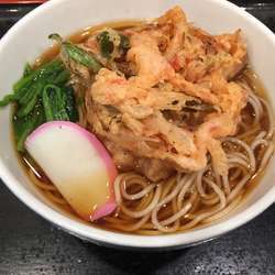 かき揚げそば¥390