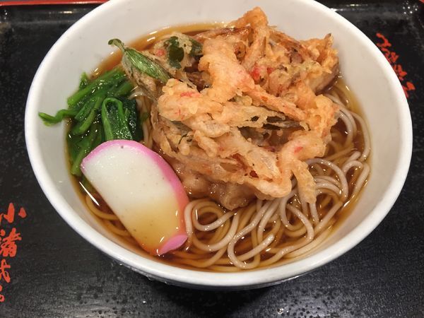 「かき揚げそば¥390」@小諸そば 朝霞台店の写真