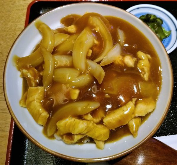 「カレー丼　750円」@二天門 やぶの写真