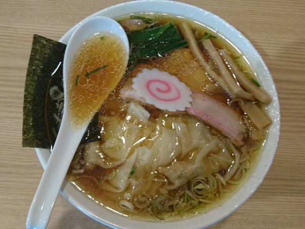 「ワンタン麺」@白河手打中華そば 中村の写真