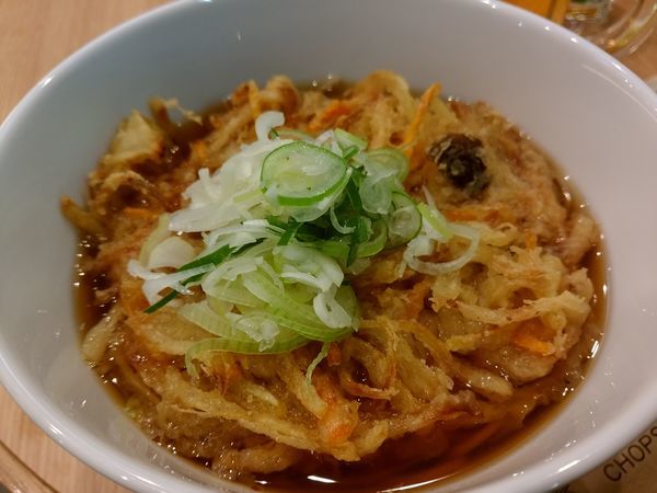 「かき揚げそば500円」@NASU cafeの写真