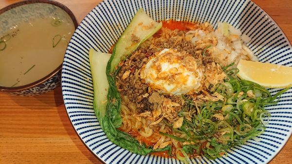 「痺れる担々混ぜそば(980円)」@まぜそば 凜々亭 郡山本店の写真