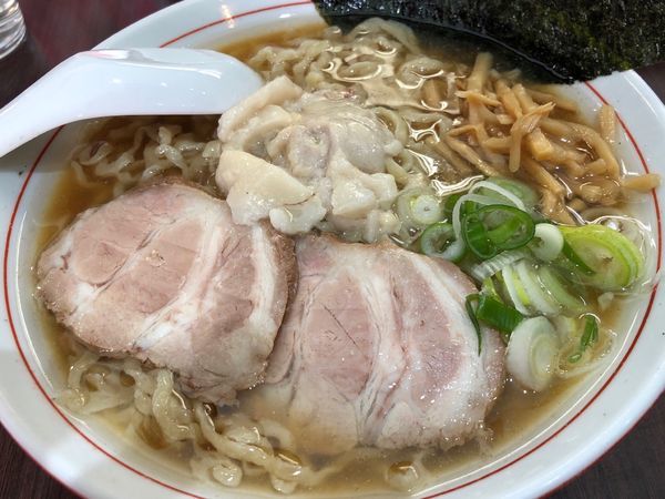 「ラーメン  身入り」@手打ち中華そば 酒田の写真