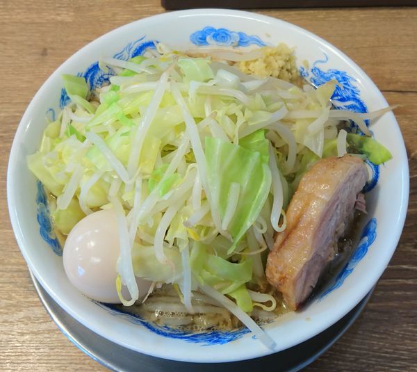 「味玉ラーメン(並)」@ジャンクガレッジ しらこばと公園前店の写真