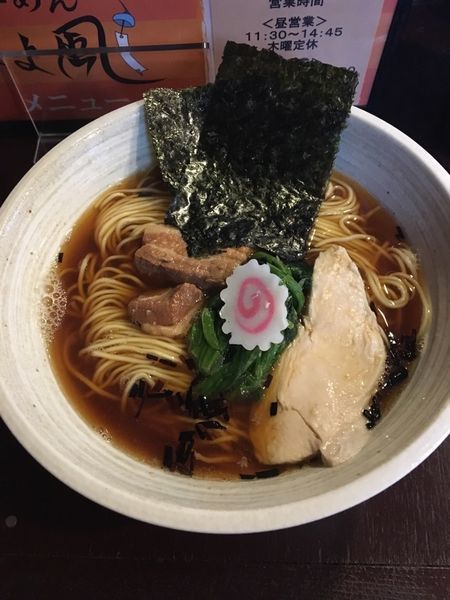 「極　煮干しラーメン」@らーめん そよ風の写真