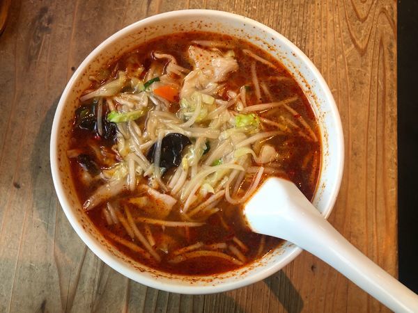 「うま辛タンメン」@ラーメン餃子館 小次郎 歌舞伎町店の写真