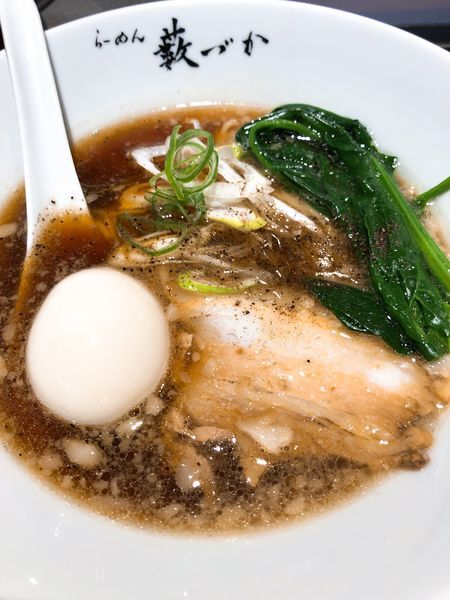 「味玉醤油らーめん ¥900」@らーめん藪づかの写真