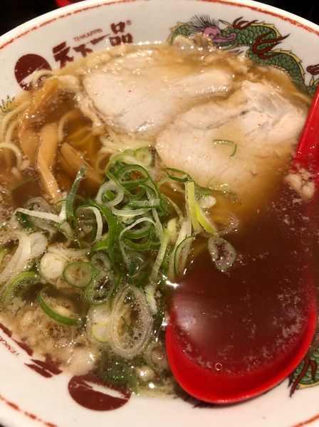 「あっさりラーメン」@天下一品 福島店の写真