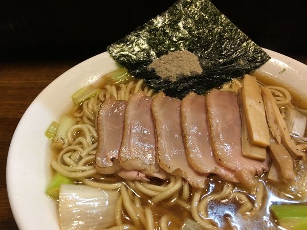 「鴨醤油らぁ麺 ~特製煮干粉付き~」@Soupmenの写真