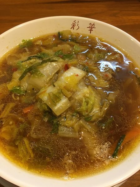 「彩華ラーメン760円」@彩華ラーメン 万場店の写真