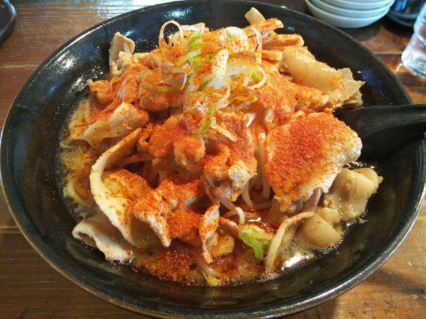 「辛すた麺　（麺大盛り：日曜サービス８０円⇒４０円）」@麺屋さくらの写真