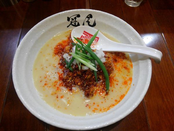 「鶏担湯らぁめん930円」@らぁめん冠尾 恵比寿西店の写真