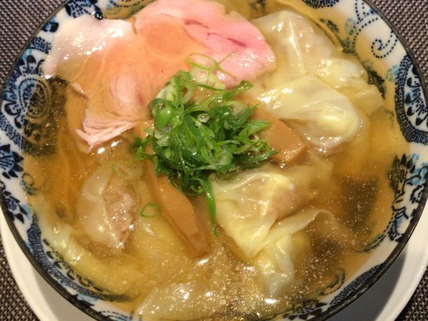「塩煮干ワンタン中華そば」@柴崎亭の写真