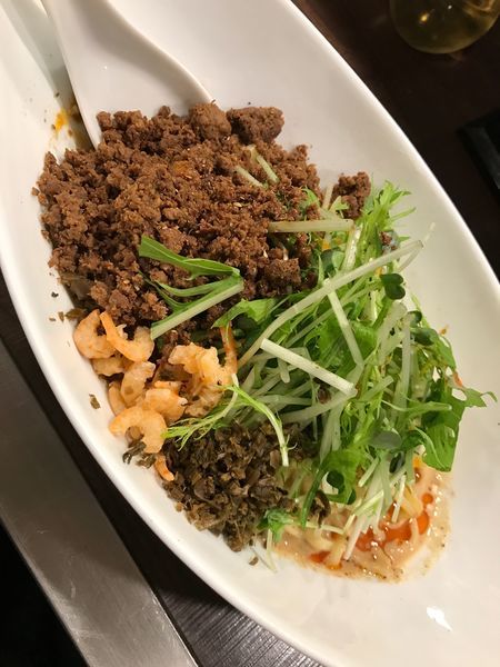 「つゆ無し坦々麺」@四川担担麺 阿吽 北浦和店の写真