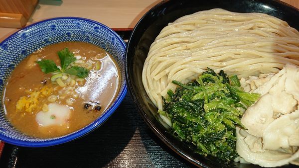 「[限定]柚子味噌つけ麺(850円)+大関(300円)」@らー麺土俵 鶴嶺峰の写真
