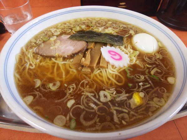 「ゆで玉子入り中華麺900円」@河辺大勝軒の写真