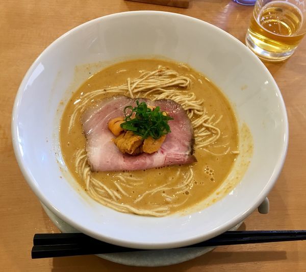 「雲丹そば【限定】」@麺屋BISQの写真