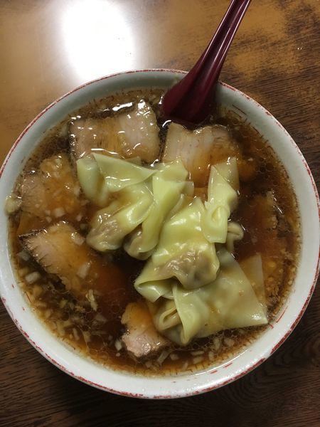 「チャーシュウワンタン麺  半チャーハン」@ラーメン 天一の写真