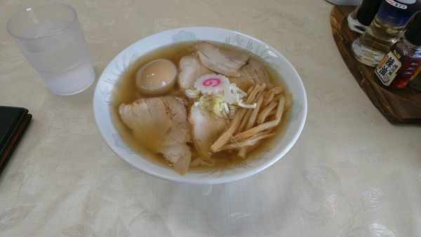 「チャーシューメン煮卵」@佐野ラーメン しばちゃんの写真