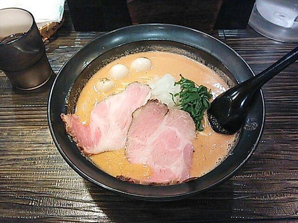 「鮟肝白湯＋うずら、牡蠣玉」@布施丿貫の写真