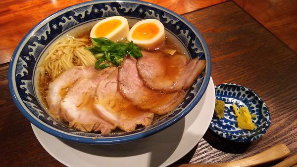 「醤油玉チャーシューらーめん￥１１００」@麺処 山一の写真