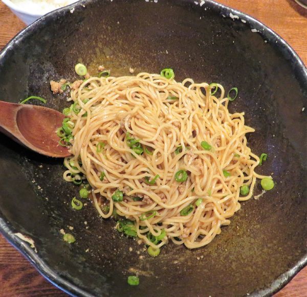 「汁なし担担麺2辛＋ミニライス（630円）」@汁なし担担麺専門 キング軒 東京店の写真